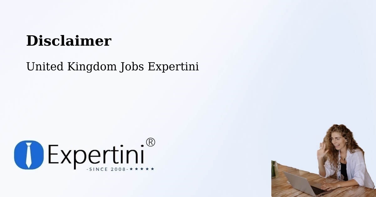 Disclaimer – Bourne End - United Kingdom Jobs Expertini